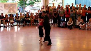 Paulina Cazabon y Jose Luis Gonzalez, milonga en Estocolmo 3