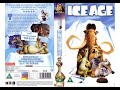 Original VHS Opening Ice Age 2002 UK Rental Tape
