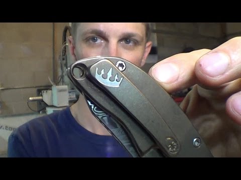 Knifemaking Tuesdays Week 92 - King engraving on clip