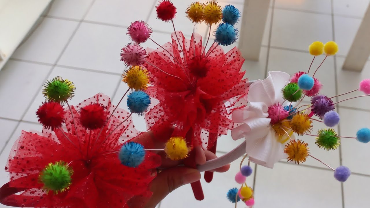 como fazer enfeite d Carnaval tiara