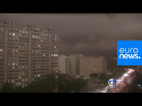 Amazon burning: Sao Paulo's smoke-filled skies make it dark at 2 p.m.