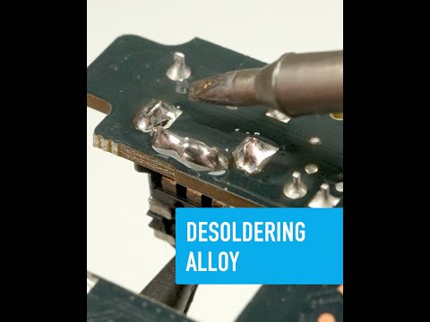 Desoldering Alloy - Collin’s Lab Notes #adafruit #collinslabnotes