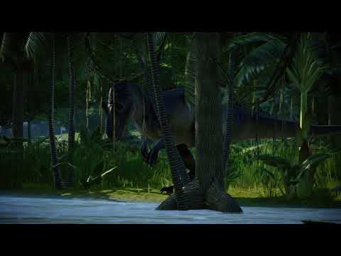 Jurassic World Evolution Big AL looking for water
