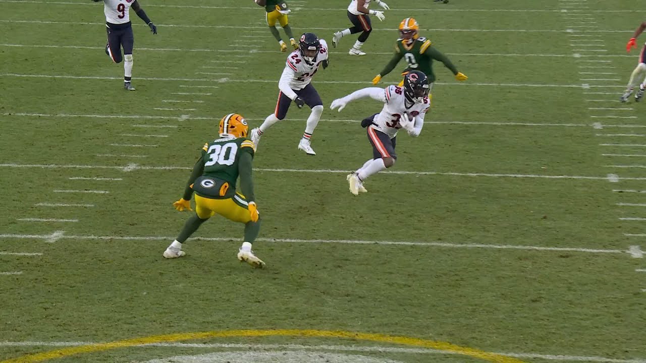 Bears snag Love's pass for a Chicago INT!