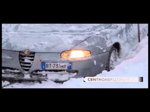 ONDA TG 30.12.2014 - INCEDENTE SULLA SS 17  CAUSA NEVE