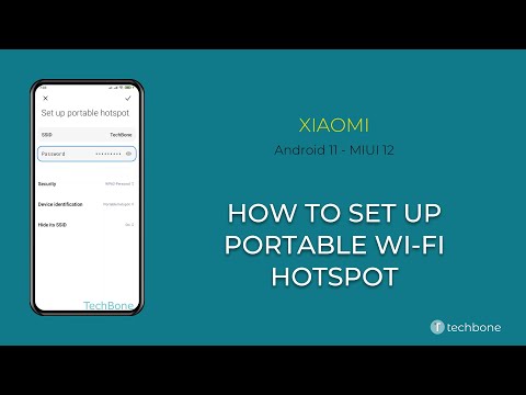 How to Set up Portable Wi-Fi hotspot - Xiaomi [Android 11 - MIUI 12]