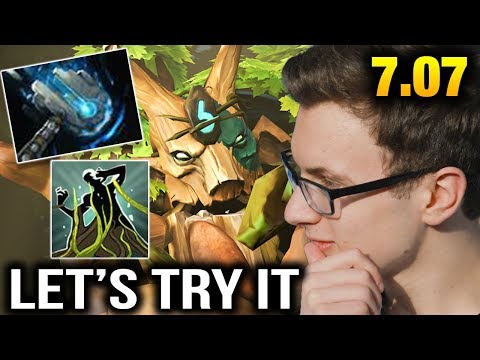 Miracle- Treant Meteor Hammer Build 7.07b VS MagE- Stack Dota 2