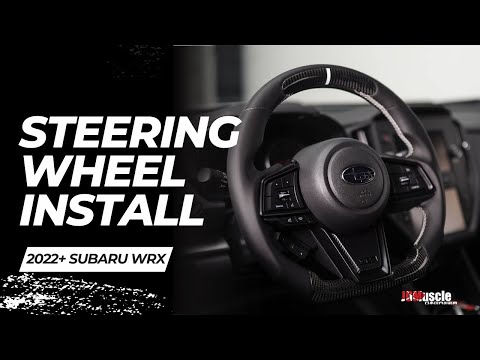 22+ Subaru WRX Steering Wheel Installation & Removal | Ft. JDMuscle Custom Steering Wheel