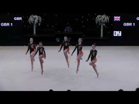 Miss Valentine 2017.FIG RG Senior Group.GBR-1.5-clubs.GBR