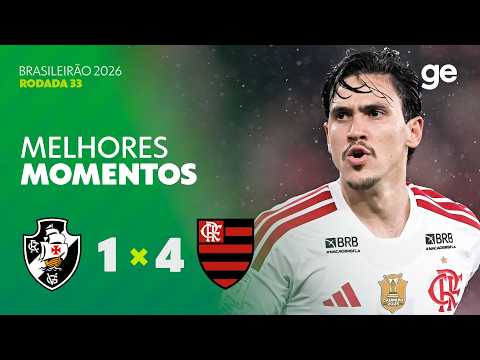 Gols e melhores lances de Vasco da Gama x Flamengo