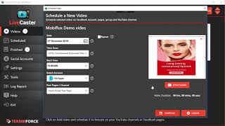 LiveCaster 3 YouTube Video
