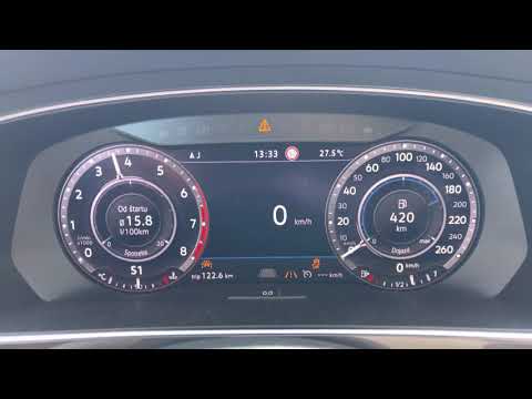 Volkswagen Tiguan II 2.0 TSI (220 Hp) 4MOTION DSG acceleration test