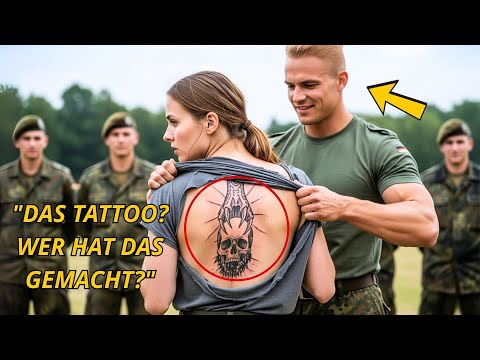 Sie lachten über sie – bis der Kommandeur ihr Rücken Tattoo sah und erstarrte