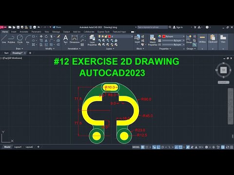 AutoCAD 2D exercise 1