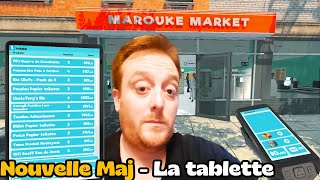 Supermarket Simulator - La Tablette pour un réassort plus qualitatif