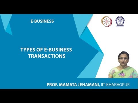 Types of e business transactions