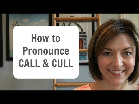 Part of a video titled How to Pronounce CALL & CULL - American English Pronunciation ...
