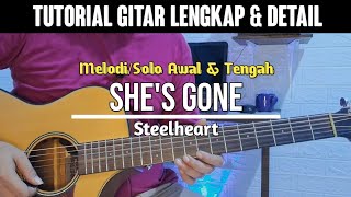 Download lagu Tutorial Melodi She's Gone - Steelheart || Lengkap Acoustic Guitar mp3