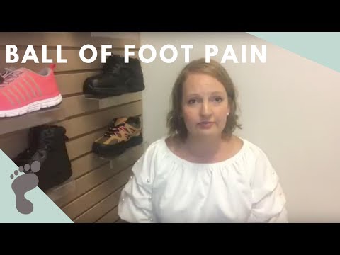 Behandlungen für Schmerzen im Fußballen