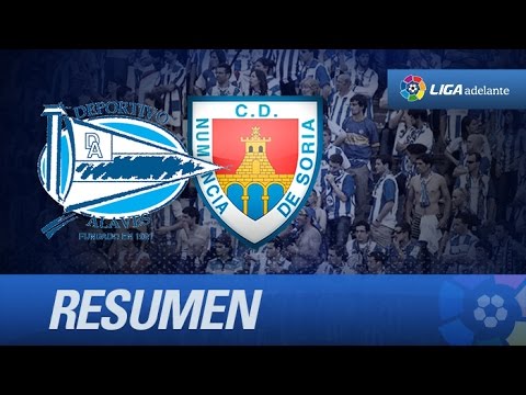 Resumen de Deportivo Alavés (0-2) CD Numancia - HD