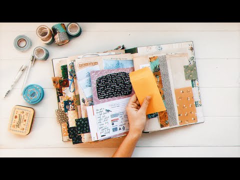 junk journal with me  process video ideas tips
