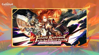 Шестой регион Натлан на подходе — Детали обновления 5.0 «Цветы под палящим солнцем» для Genshin Impact