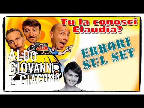 Tu la conosci Claudia? -  Errori sul set | Aldo Giovanni e Giacomo