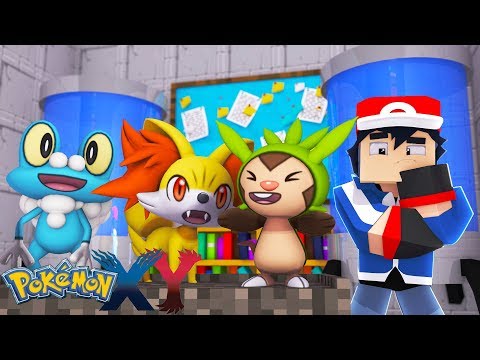 Minecraft : Pokemon X Y - Froakie, Fennekin ou Chespin? ( NOVA SERIE )