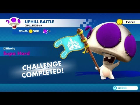 Mario + Rabbids Kingdom Battle | Challenge 4-9 Uphill Battle