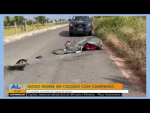 Idoso de 71 anos morre em acidente em Lagoa da Canoa - 04/12/25