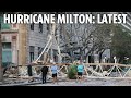 LIVE: Hurricane Milton causes "catastrophic" storm damage claiming at least four lives