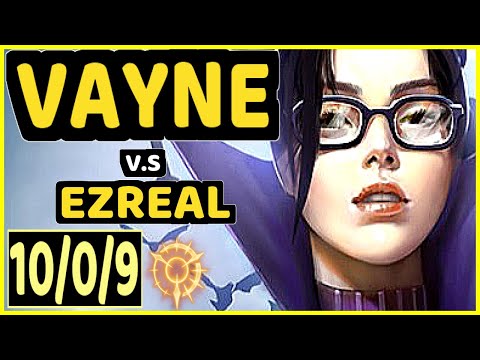 Theusma (VAYNE) vs EZREAL - 10/0/9 KDA BOTTOM ADC GAMEPLAY - BR Ranked GRANDMASTER