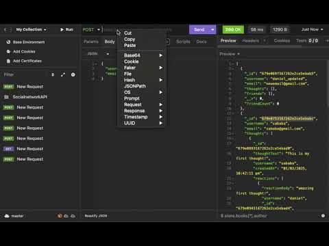 Social Media API