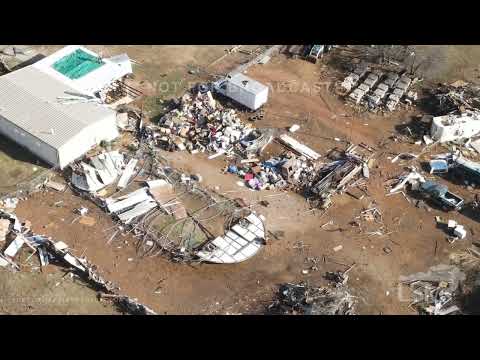 03-21-2022 Jacksboro, TX - Major damage, strong tornado hits town (unedited) confirmed EF-3