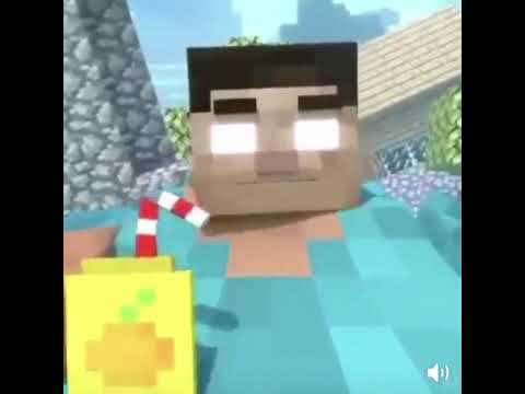 Fat Herobrine wants more Orange Juice
