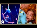 Aerial Dance Duo Win The GOLDEN BUZZER With A STUNNING Audition Kids Got Talent