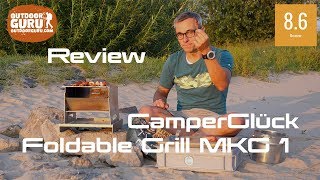 CamperGlück Opvouwbare Grill MKG 1 REVIEW