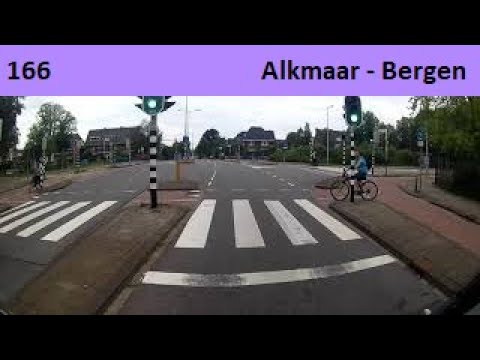Lijn 166: Alkmaar Station - Bergen Plein (2018)