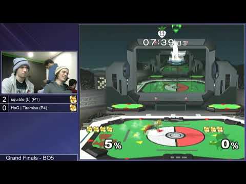 SG 19.4 SSBM - squible [L] (Green Fox) vs. HoG | Tiramisu (Default Fox) - Melee GF