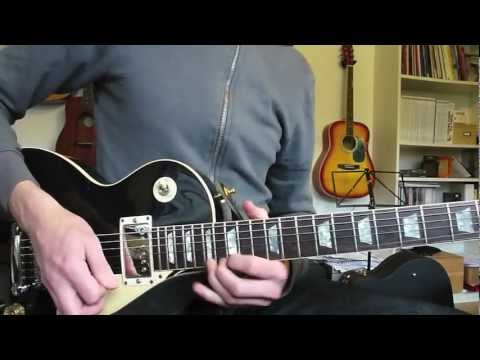 Jamming to my Slash style backing track - Gibson Les Paul and Marshall JVM205c