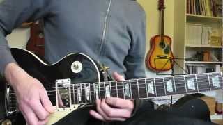 Jamming to my Slash style backing track - Gibson Les Paul and Marshall JVM205c