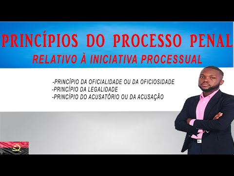 Princípios do Processo Penal Relativo à iniciativa Processual
