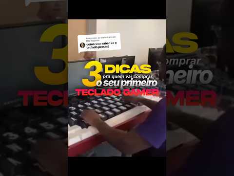 3 dicas pra comprar o primeiro teclado gamer kk #viral #keyboard #gamer