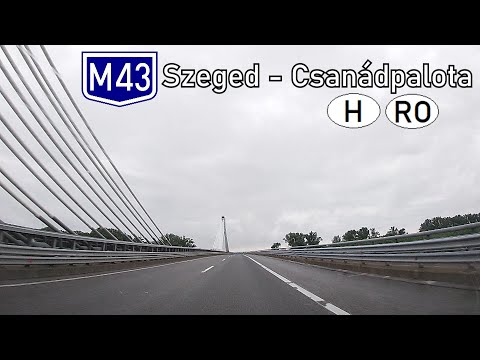 Hungary: M43 Szeged - Csanádpalota (H/RO)