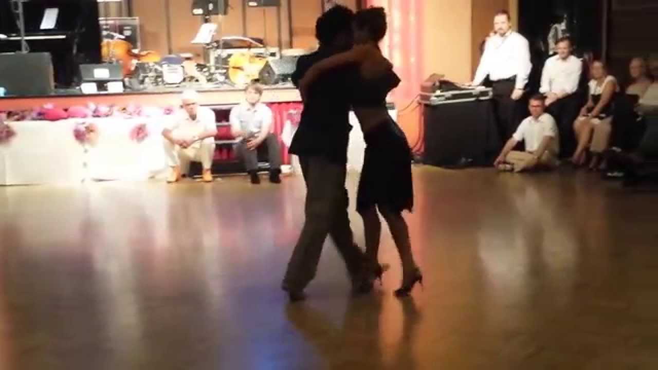 Rodrigo Fonti and Solange Chapperon - Dancing 3/3 vals, argentine Tango (2014-07-26 Tampere, FI)