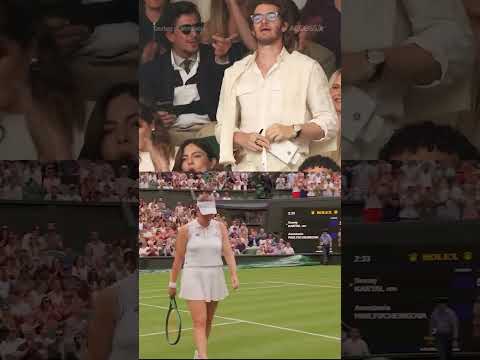 Andrew Garfield & Monica Barbaro Spotted At Wimbledon
