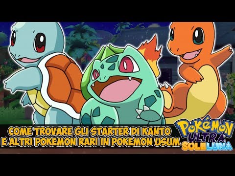 Come Ottenere Tutti Gli Starter Di Kanto In Pokemon Ultrasole E Ultraluna!!