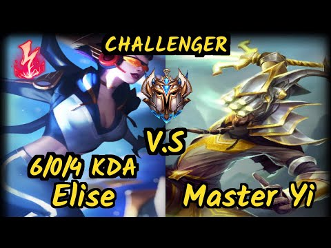 PNG Bgob (ELISE) vs MASTER YI - 6/0/4 KDA JUNGLE CHALLENGER GAMEPLAY - BR