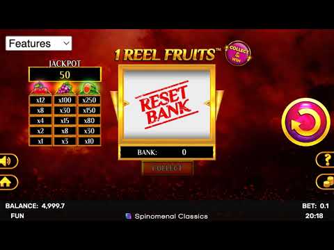 1 Reel Fruits – Video Gameplay