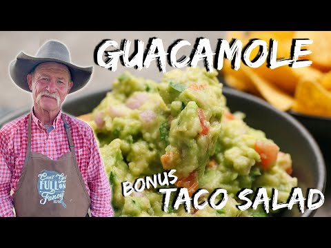 Tips for the Best Guacamole | Plus Taco Salad with Homemade Taco Bowl